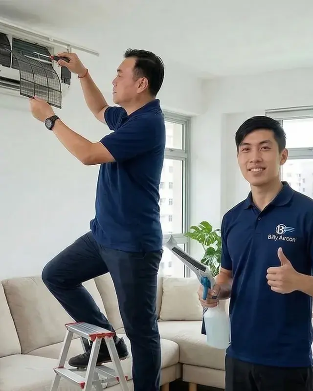 Billy Aircon at work